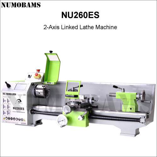 NUMOBAMS NU260ES 2-Axis CNC Linked Metal Lathe Machine