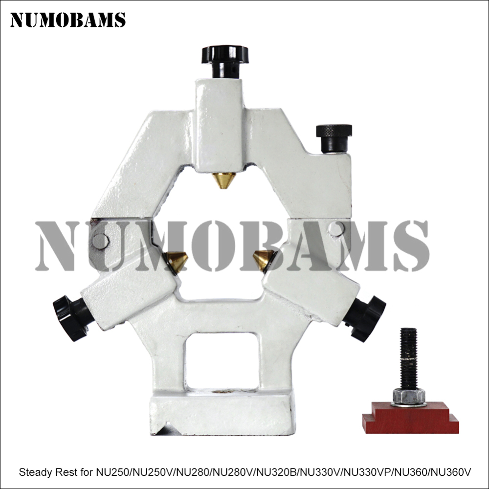NUMOBAMS  NU250/NU250V/NU260V/NU260E/NU280/NU280V/NU320B/NU330V/NU330V Plus/NU360/NU360V Metal Lathe Machine Steady Rest