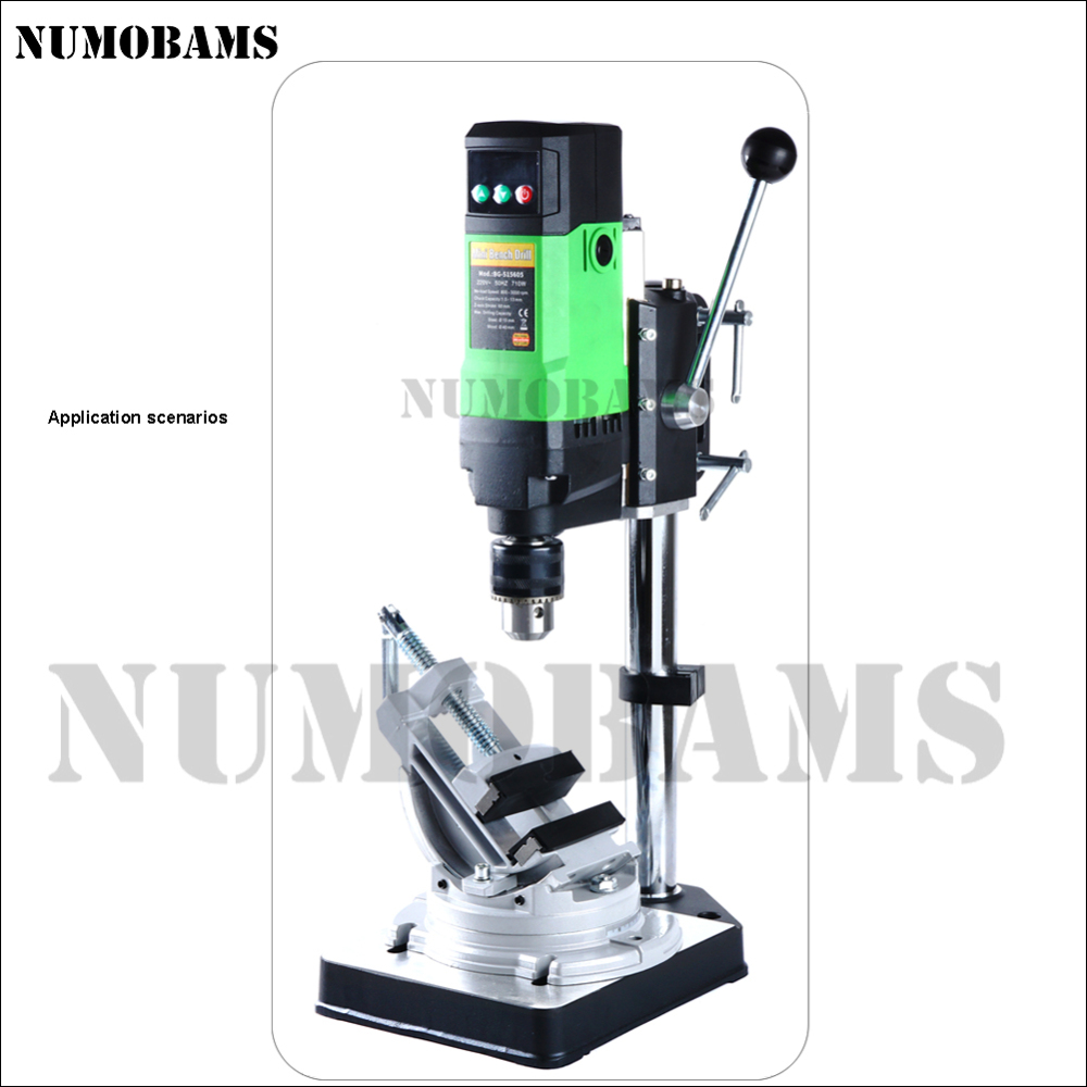 NUMOBAMS 3-Inch Swivel-Base Tilting Vise for Precision Mini Bench Drill Use