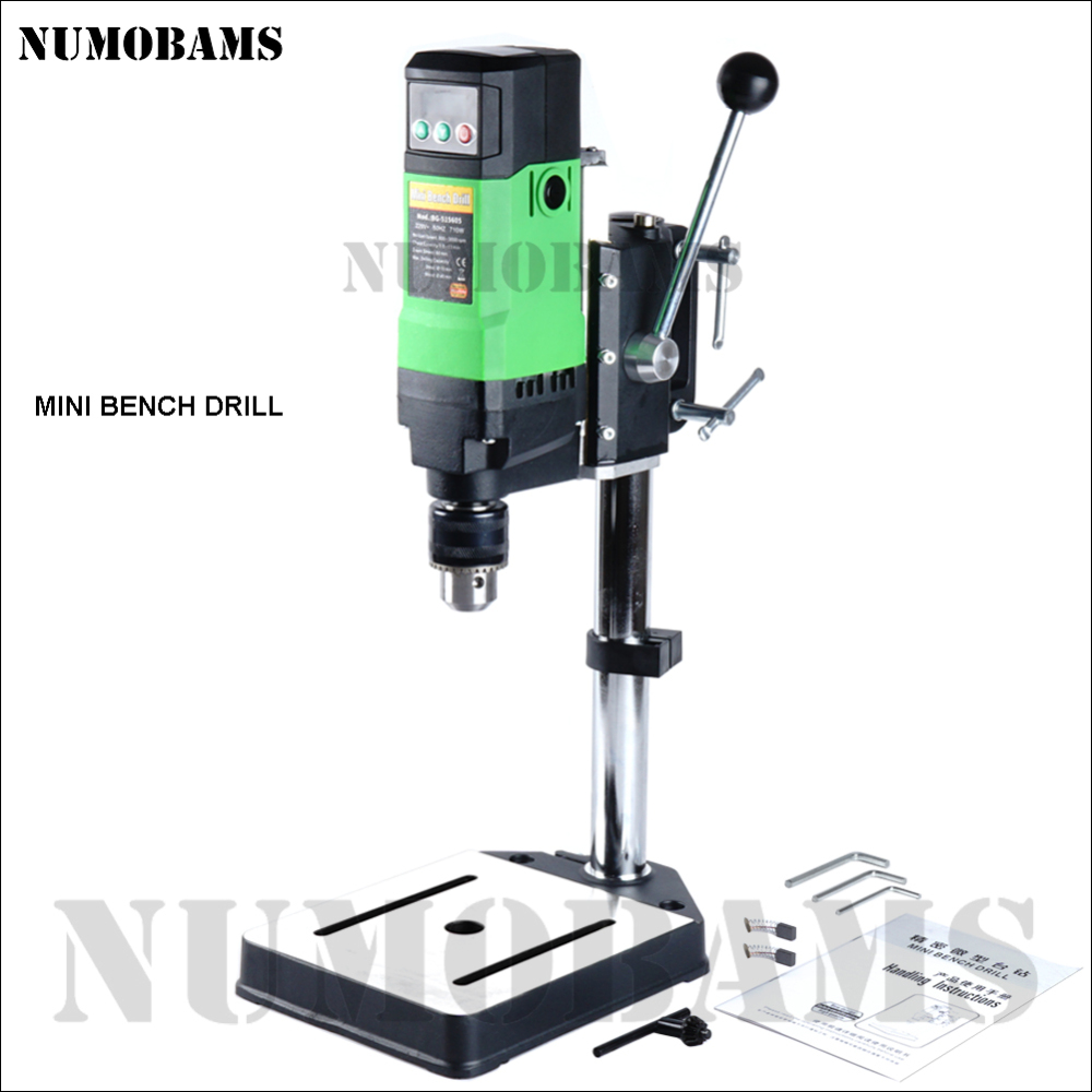NUMOBAMS Precision Mini Bench Drill machine Small Table Drill for DIY Home Workshop Working