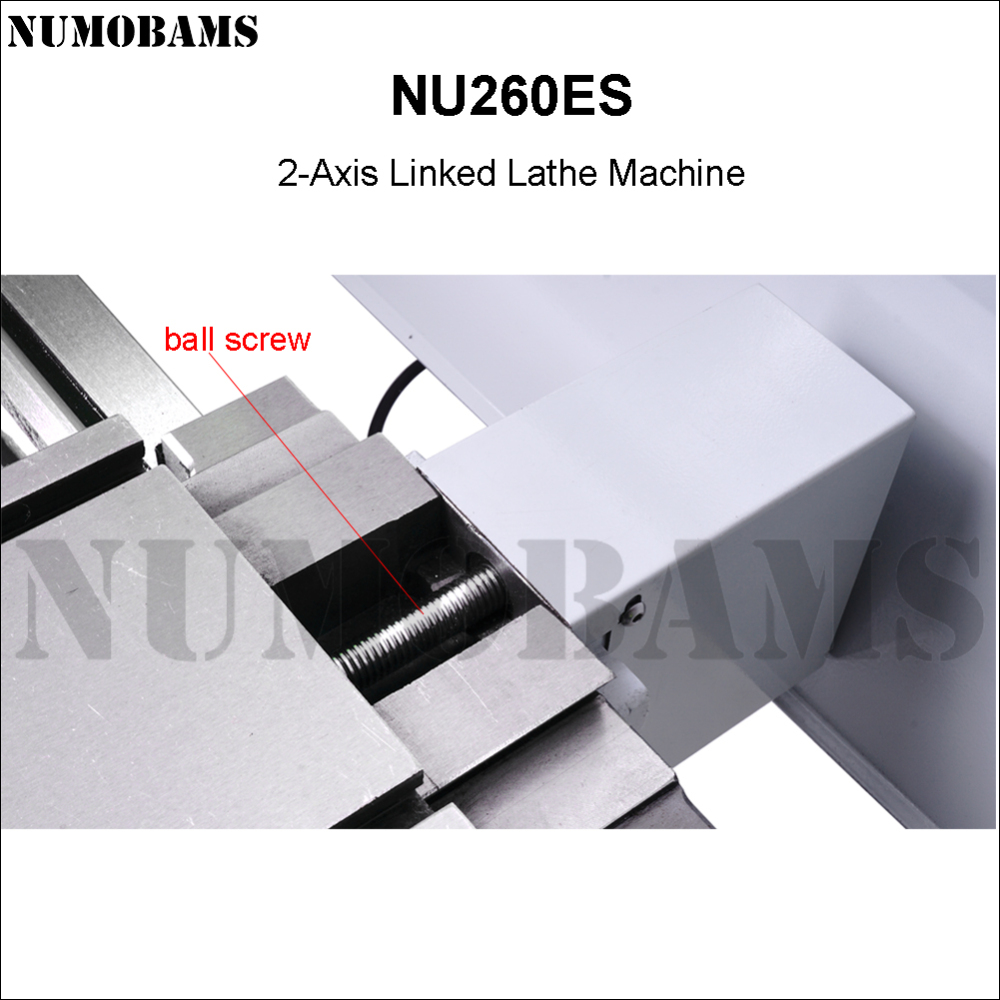 NUMOBAMS NU260ES 2-Axis Linked Semi-Auto Metal Lathe Machine