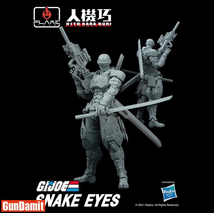 Flame Toys Hito Kara Kuri Snake Eyes GunDamit Store