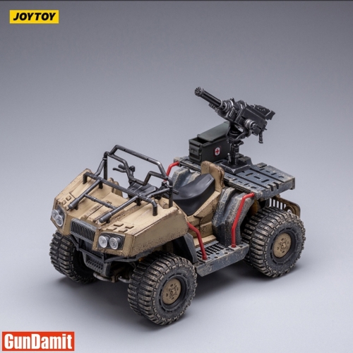 JoyToy 1/18 WildCat ATV Sand Version with Pilot | GunDamit.com