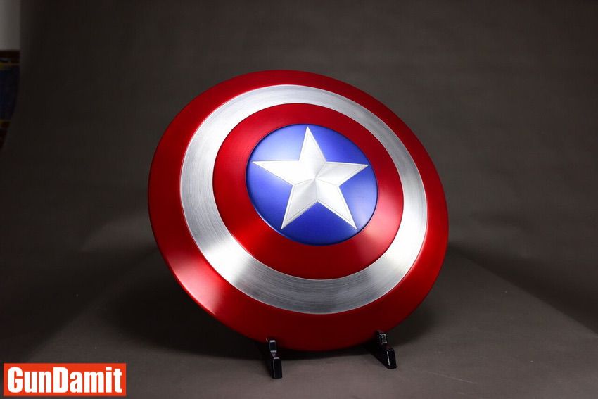 Cattoys 1/1 Captain America Shield Perfect Version w/ Wooden Box