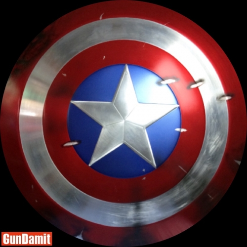 [Metal Made] Cattoys 1/1 Captain America Shield Battle Damaged Version w/o  Wooden Box