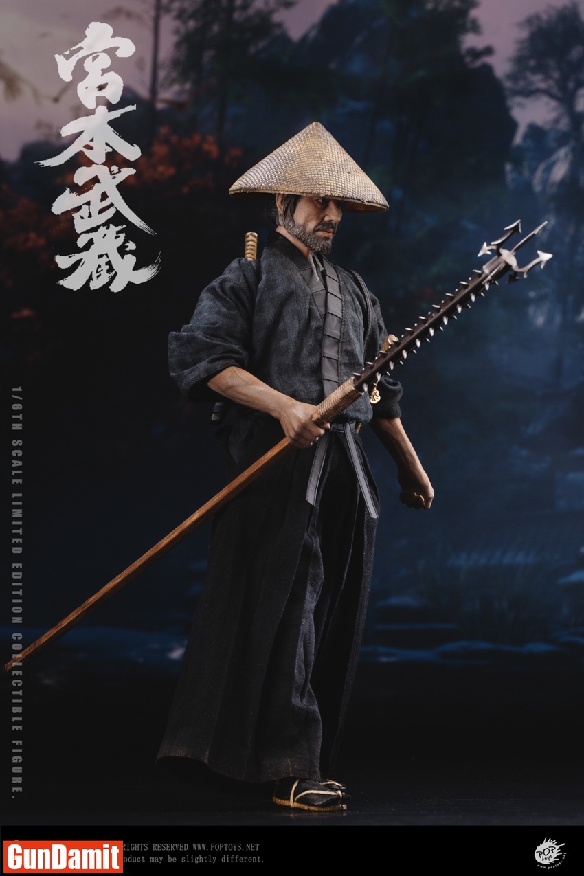 PopToys EX037 1/6 Miyamoto Musashi Samurai Figure | GunDamit.com