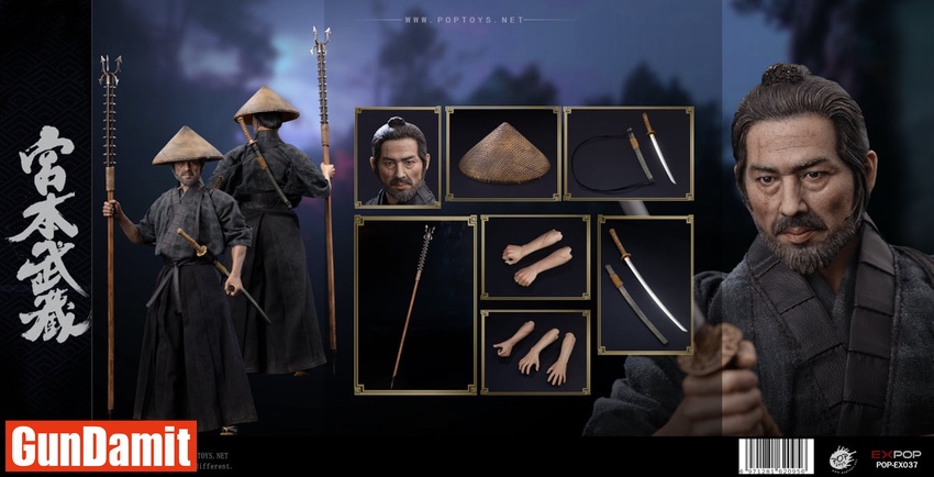 PopToys 1/6 EX037 Miyamoto Musashi - GunDamit Store