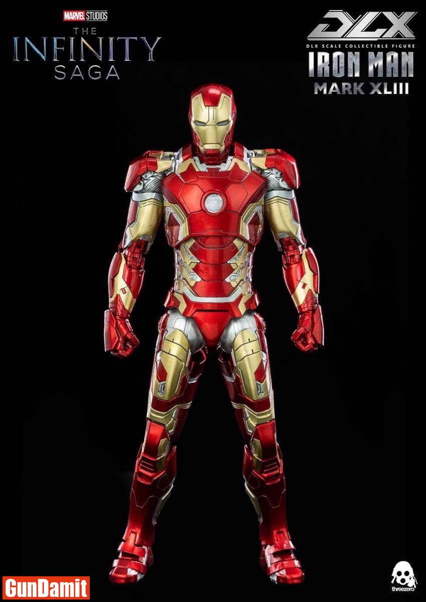 Threezero 1/12 DLX Iron Man Mark 43 Infinity Saga XLIII | GunDamit.com