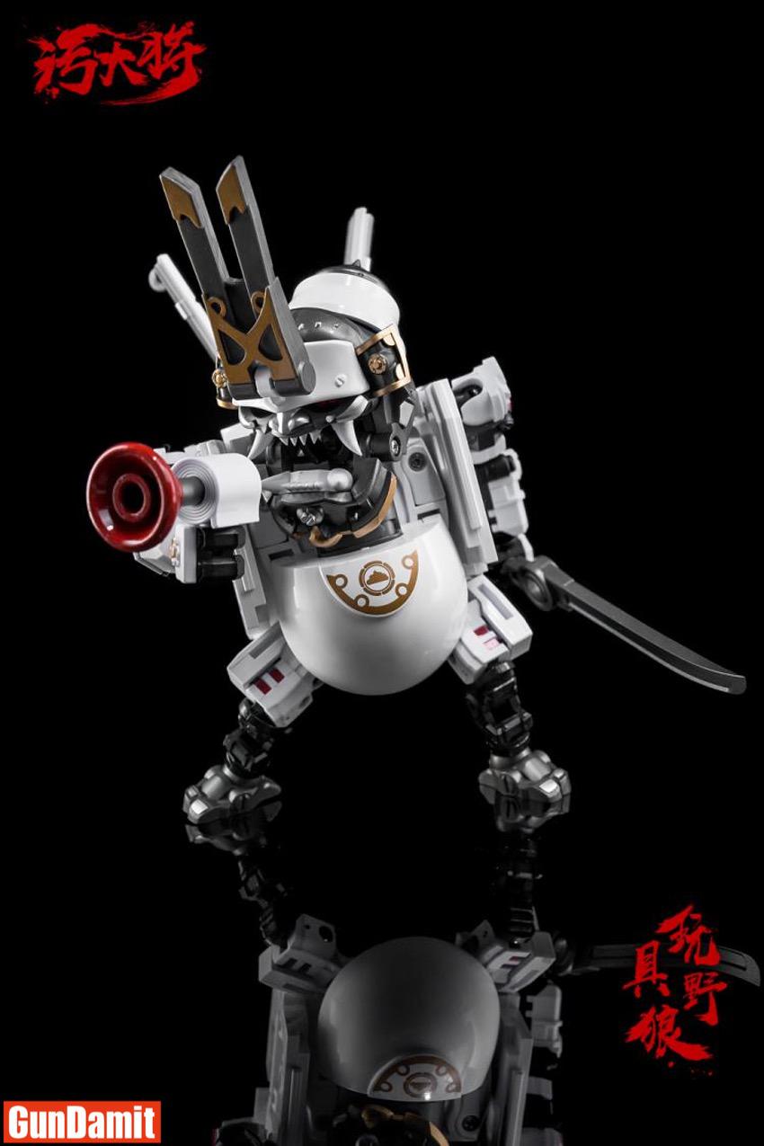 Toywolf W-01 Dirty Man Samurai Toilet Transformer Figure