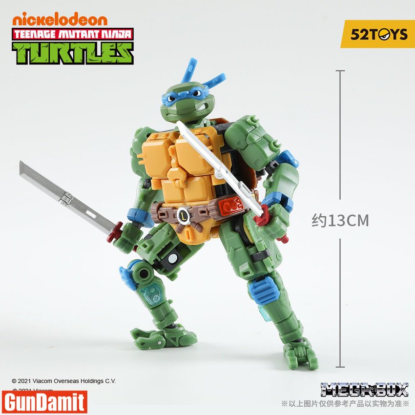 Reviews of 52Toys Megabox MB-21 Teenage Mutant Ninja Turtles Leonardo