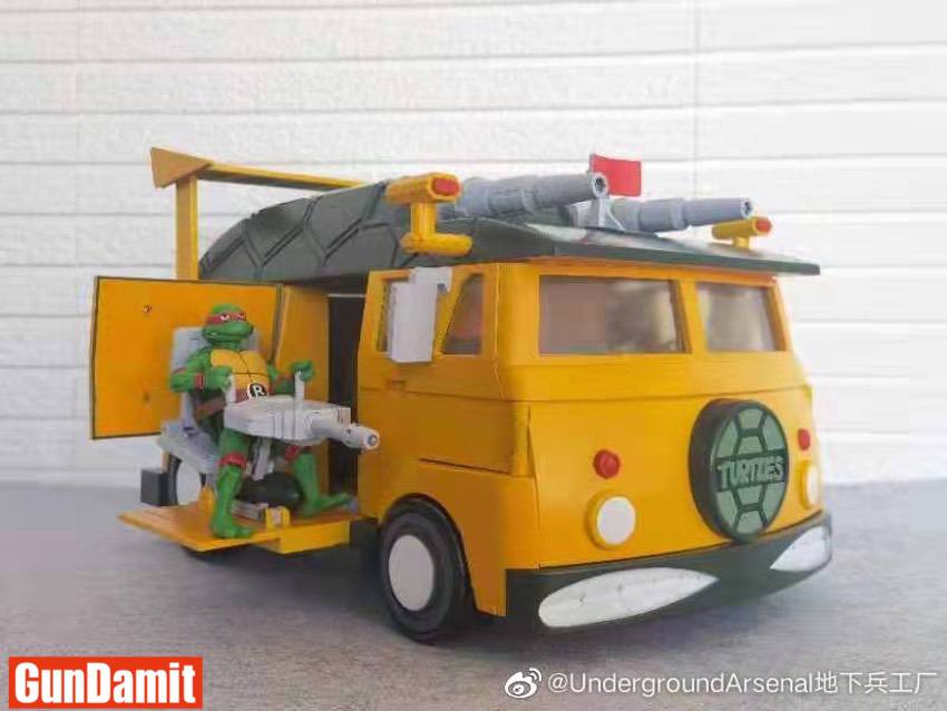 Underground Arsenal 1/12 Turtle Shell 01 Turtle Van TMNT