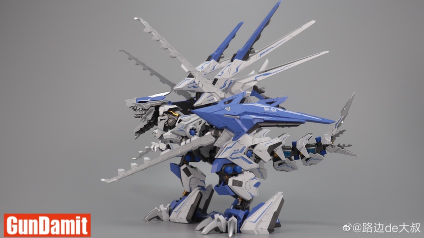 ZA Model 1/72 BF-02 Berserk Fuhrer Model Kit White Blue Version