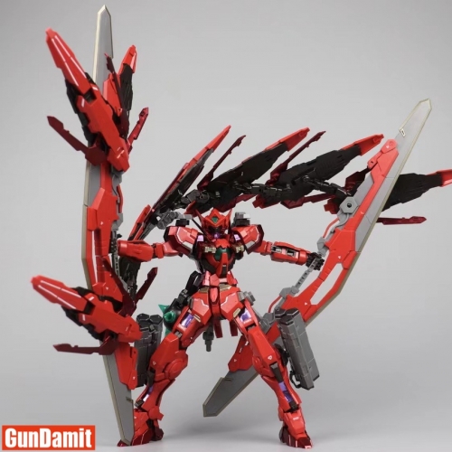 Amazon.co.jp: DABAN MODEL 1/100 MG ダブルオークアンタ 赤VER