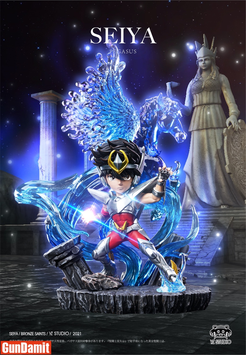 YZ Studio Saint Seiya Pegasus Meteor Fist Seiya Statue - GunDamit