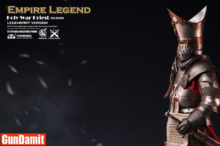 COOMODEL 1/6 EL005 Empire Legend Holy War Priest Legendary Version