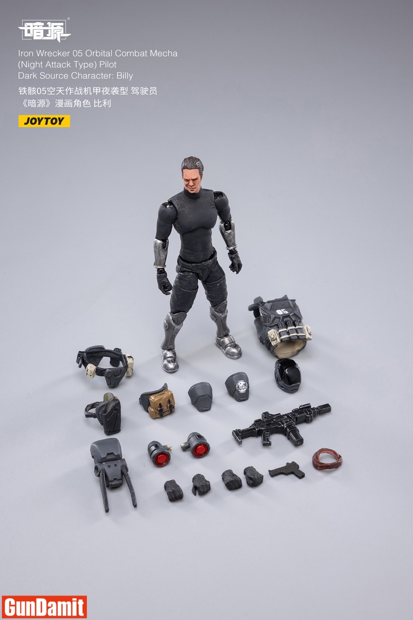 JoyToy 1/24 Iron Wrecker 05 Night Attack Mecha w/ Billy | GunDamit.com
