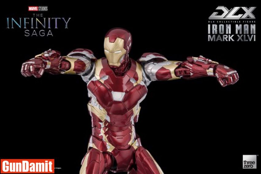 アイアンマン　マーク46 DLX threezero スリーゼロ　MARK46 Iron Man Mark 46 DLX Collectible Figure by Threezero | Sideshow