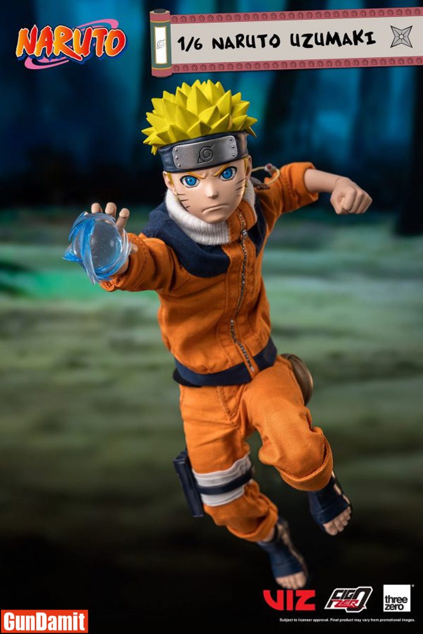 Threezero 1/6 FigZero Naruto Uzumaki Action Figure | GunDamit.com