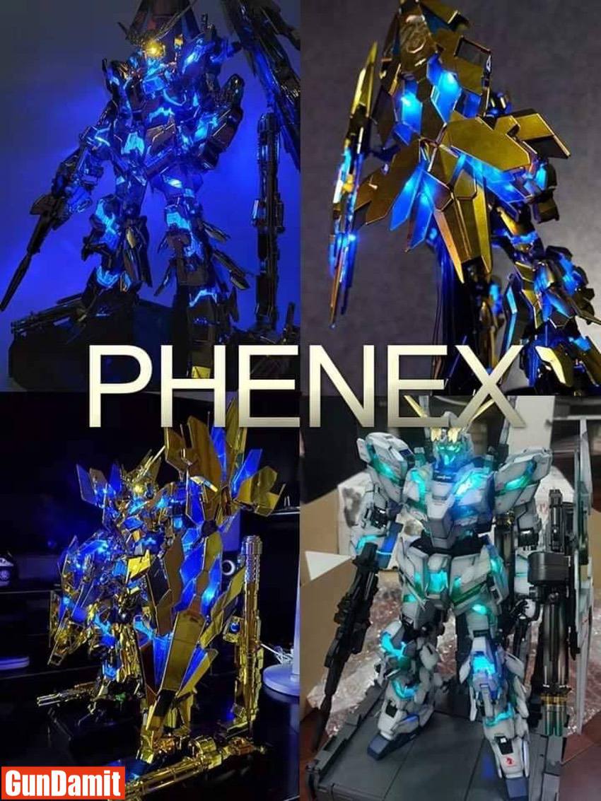 Kosmos RGB LED Units for 1/60 RX-0 Unicorn Gundam 03 Phenex