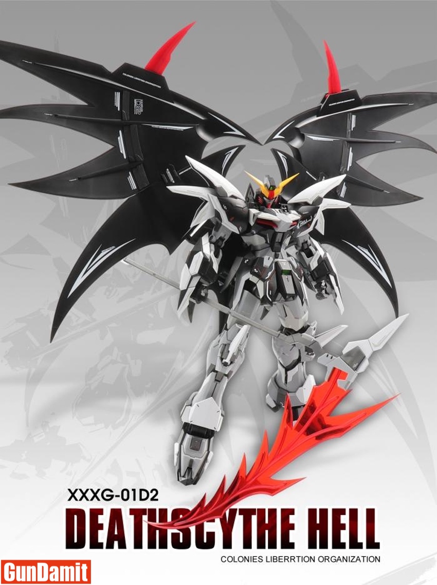 SuperNova Model MG 1/100 XXXG-01D2 Gundam Deathscythe Hell Model