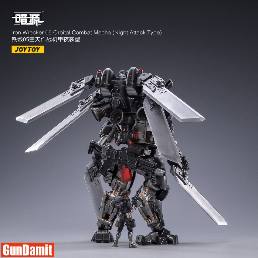 JoyToy Source 1/24 Iron Wrecker 05 Orbital Combat Mecha Night