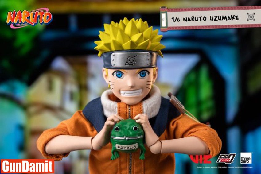 Threezero 1/6 FigZero Naruto Uzumaki Action Figure | GunDamit.com