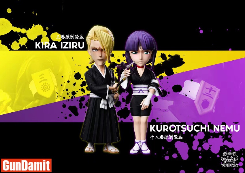 YZ Studio Bleach Soul Society 001 Izuru Kira & Nemu Kurotsuchi