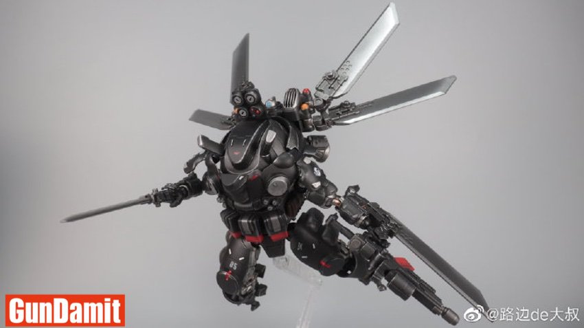 JoyToy Source 1/24 Iron Wrecker 05 Orbital Combat Mecha Night