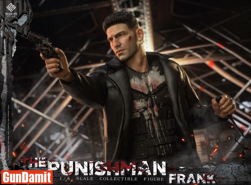 present toys 1/6 PUNISHMAN FRANK デアデビル Present Toys 1/6 PT-SP38 Punisher Frank Castle Figure | GunDamit.com