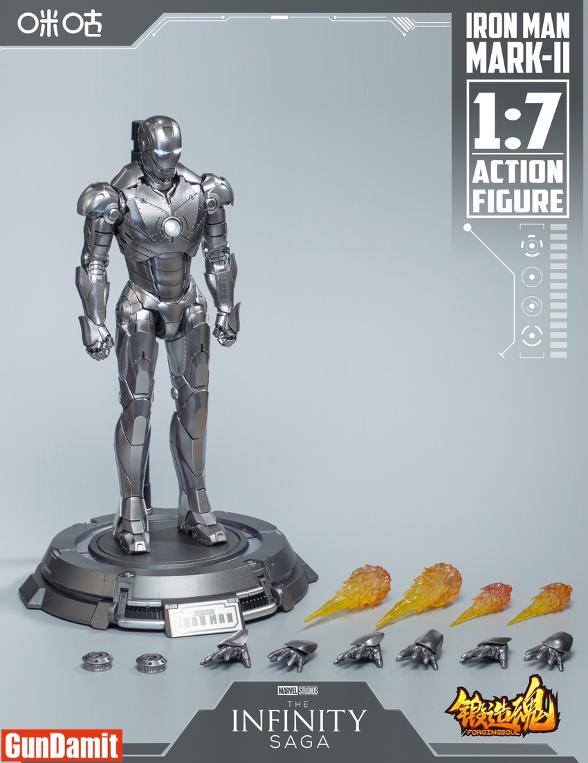 ForgingSoul Iron man アイアンマン MK2 1/7 M.W Culture & Forging Soul 1/7 Infinity Saga Iron Man MK2