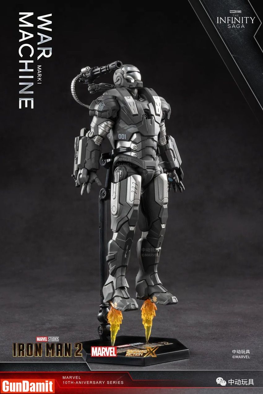 ZT Toys Marvel Licensed 1/10 Iron Man War Machine Armor Mark 1
