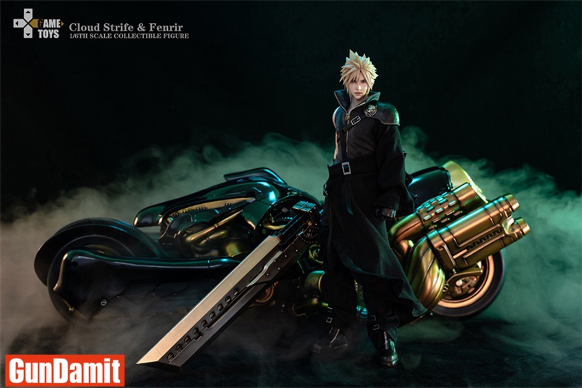 GameToys 1/6 GT-006C Final Fantasy VII Cloud Strife & Fenrir Deluxe Version