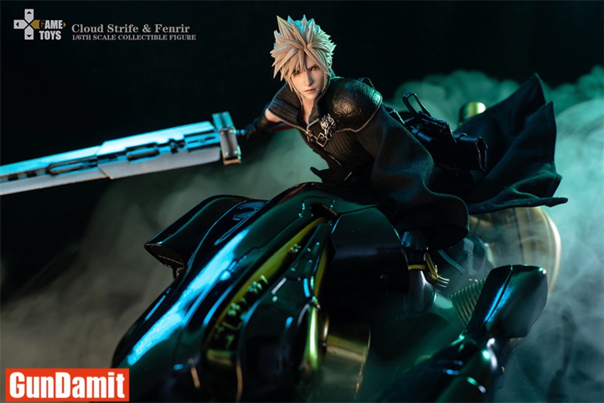 GameToys 1/6 GT-006C Final Fantasy VII Cloud Strife & Fenrir Deluxe Version