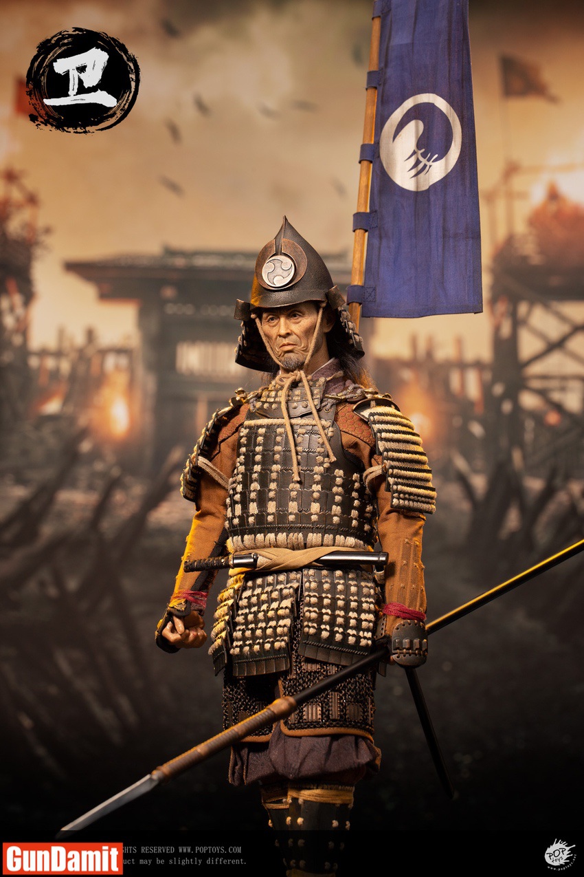 PopToys 1/6 EX045 Ashigaru Trio Second Bomb Wei Ashigaru