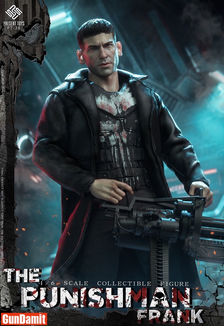 Present Toys 1/6 PT-SP38 Punisher Frank Castle Figure | GunDamit.com
