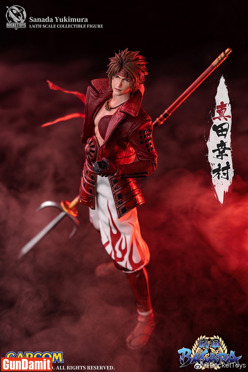 Rocket Toys ROC 002 Sengoku Basara Sanada Yukimura 1/6 Scale