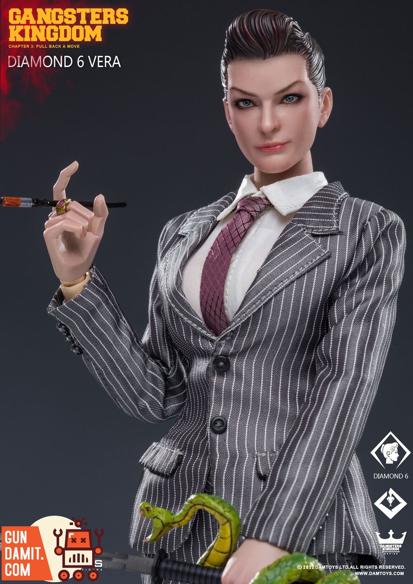 DAMTOYS 1/6 GK025 Gangsters Kingdom Diamond 6 Vera - GunDamit Store