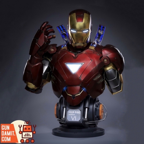 Iron Man Mark VI レジェンダリースケールバスト　未展示新品 Eastern Model Morstorm Iron Man Mark VI Bust Standard | GunDamit.com