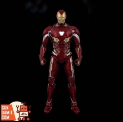 【週末特価】DLX アイアンマン　Mark50 three zero Threezero DLX IRON MAN MARK 50 L BLACK & GOLD VER. Ironman Action