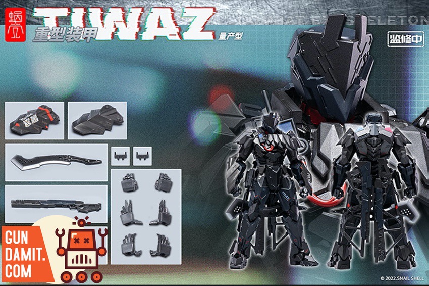 Snail Shell 1/12 Heavy Armor Tiwaz Mass Production - GunDamit Store