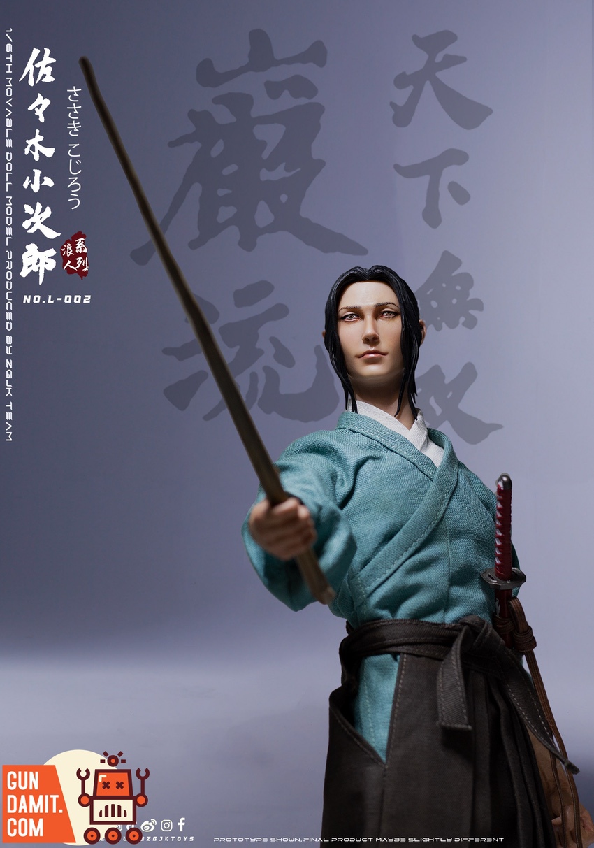 ZGJK Toys 1/6 L-002 Ronin Series Sasaki Kojiro - GunDamit Store