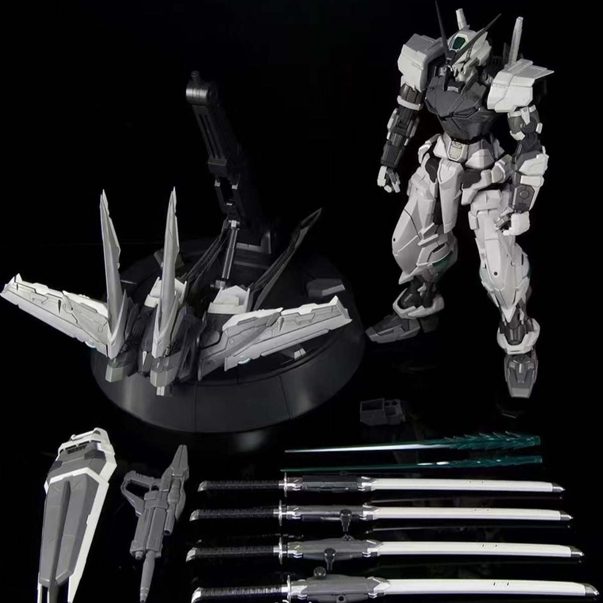 Nillson Work PG 1/60 ZGMF-X12 Gundam Astray Grey Frame Model Kit w/ Katana  & Jetpack