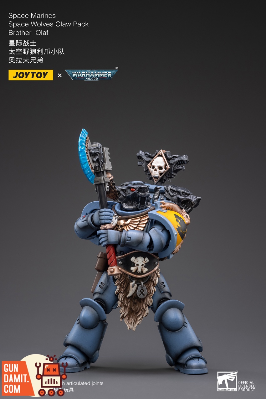 JoyToy Source 1/18 Warhammer 40K Space Wolves Claw Pack Brother