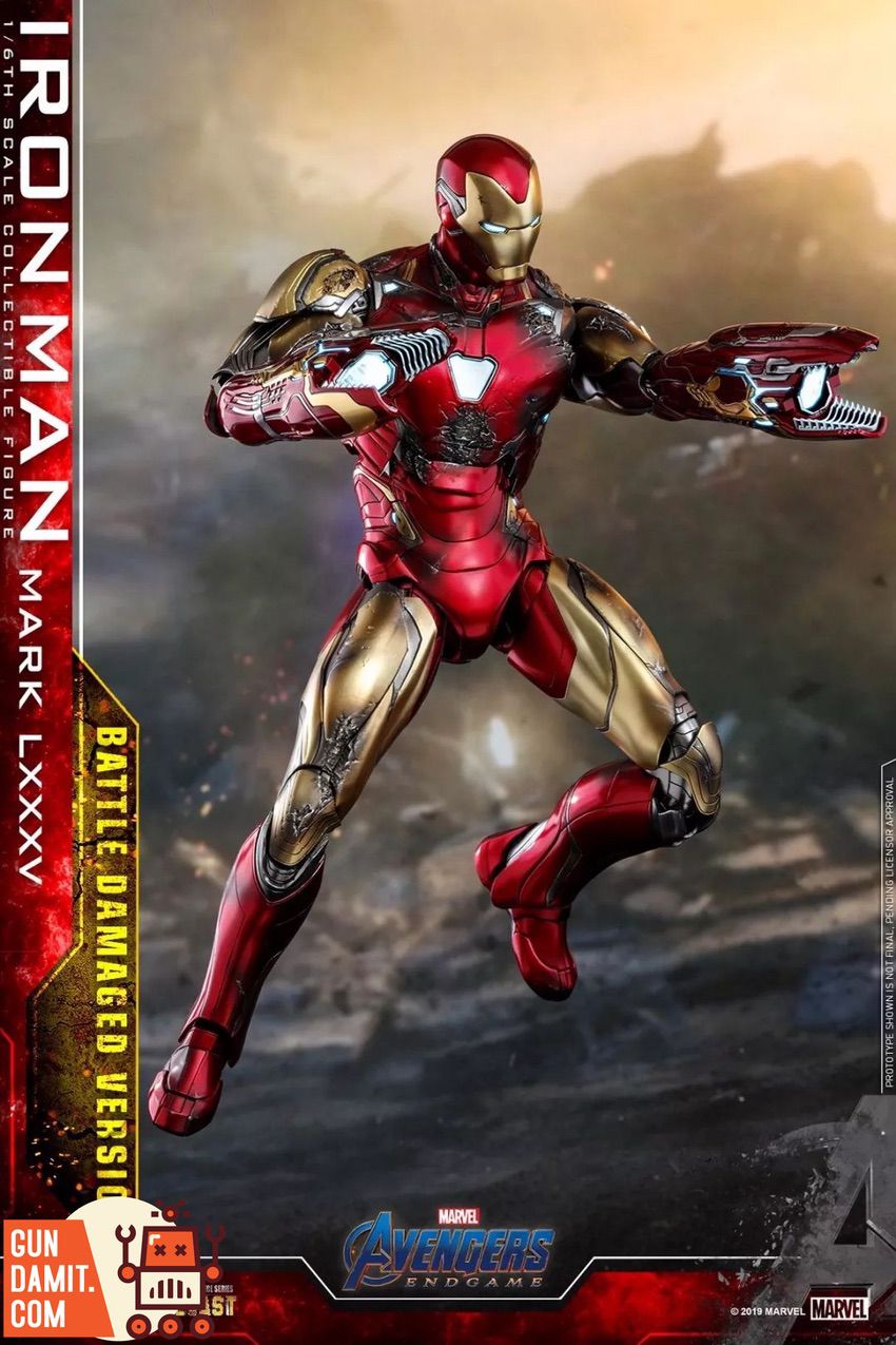 Hot Toys 1/6 Iron Man Mark 85 Battle Damaged | GunDamit.com