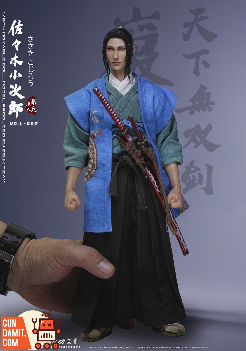 ZGJK Toys 1/6 L-002 Ronin Series Sasaki Kojiro - GunDamit Store