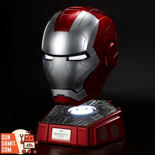 Killerbody 1/1 Official Licensed Iron Man Mark 5 Wearable Helmet & Helmet  Base