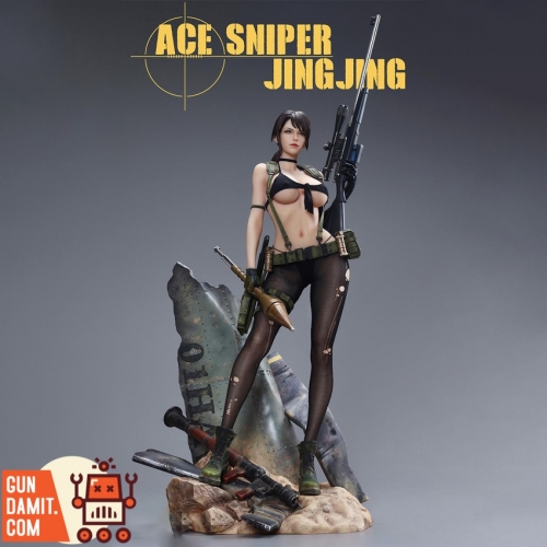Green Leaf Studios 1/4 GLS019 Quiet Sniper Statue | GunDamit.com