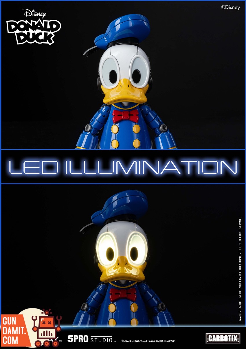 Blitzway 5PRO CA-10502 Donald Duck Carbotix Figure | GunDamit.com
