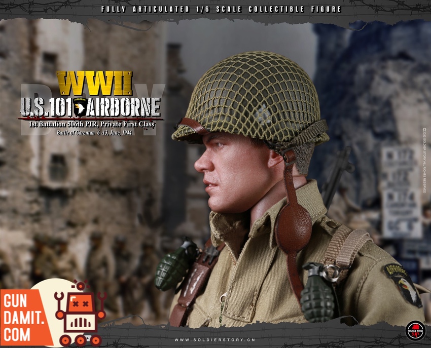 Soldier Story 1/6 SS-126 WWII U.S. 101st Paratrooper Airborne - GunDamit  Store