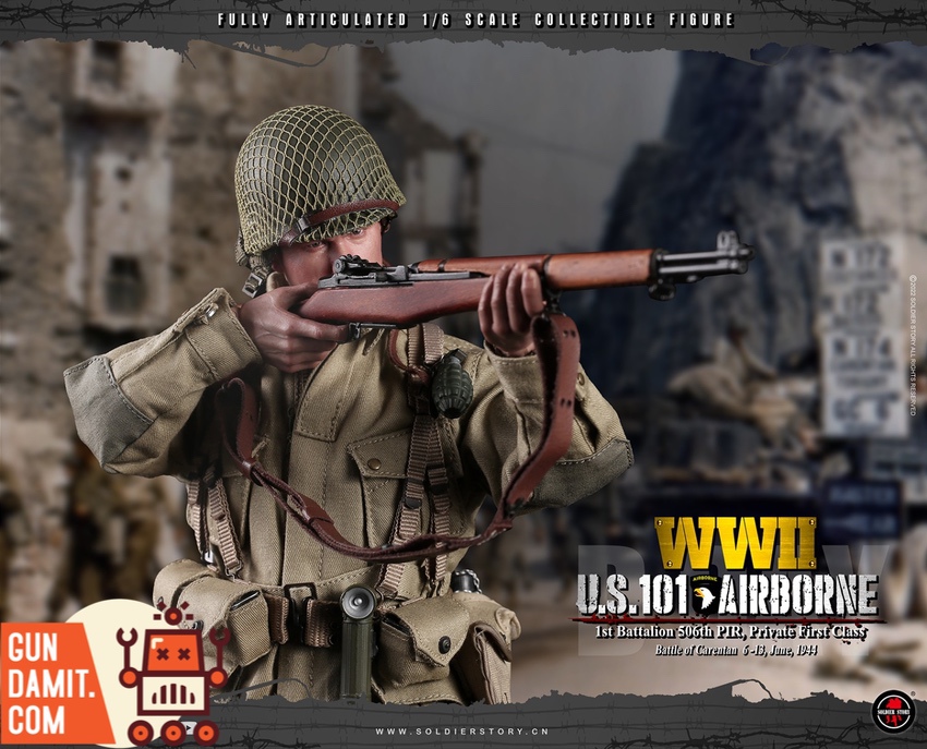 Soldier Story 1/6 SS-126 WWII U.S. 101st Paratrooper Airborne - GunDamit  Store